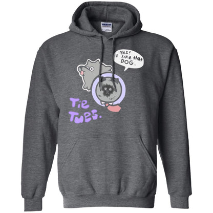 Yes I Like That Dog Tietuesday Dog Lover T-shirt Dark Heather