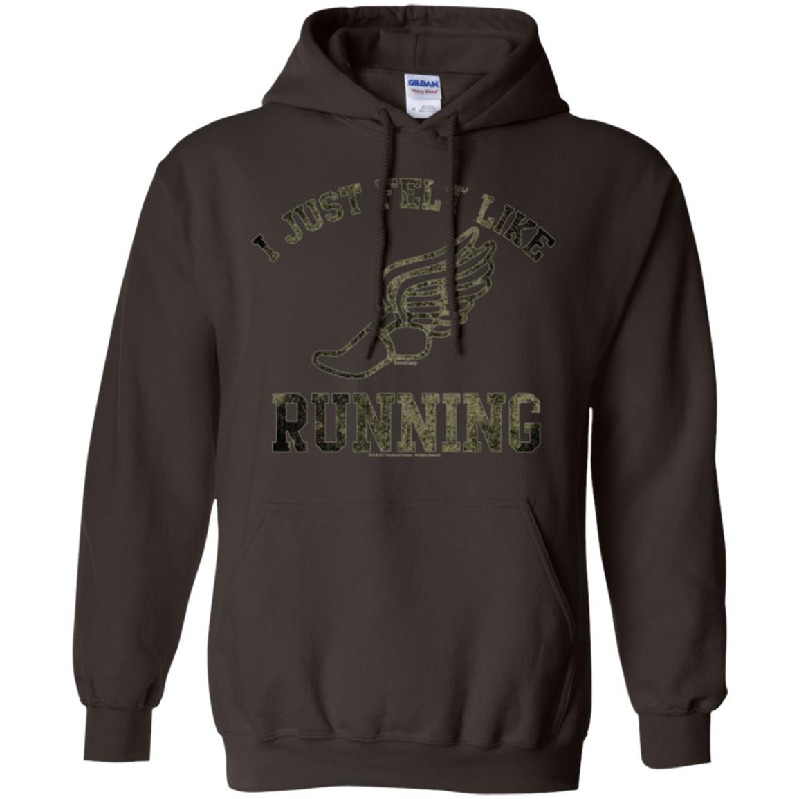 Movie T-shirt I Just Felt Like Running Dark Chocolate