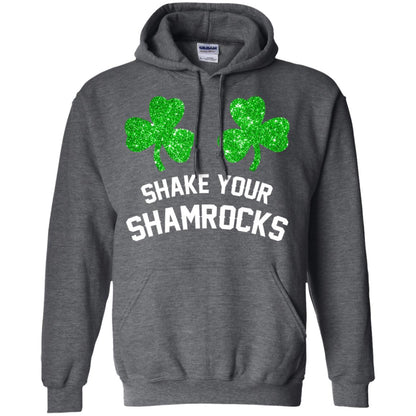 Shake Your Shamrocks St. Patrick_s Day T-shirt Dark Heather