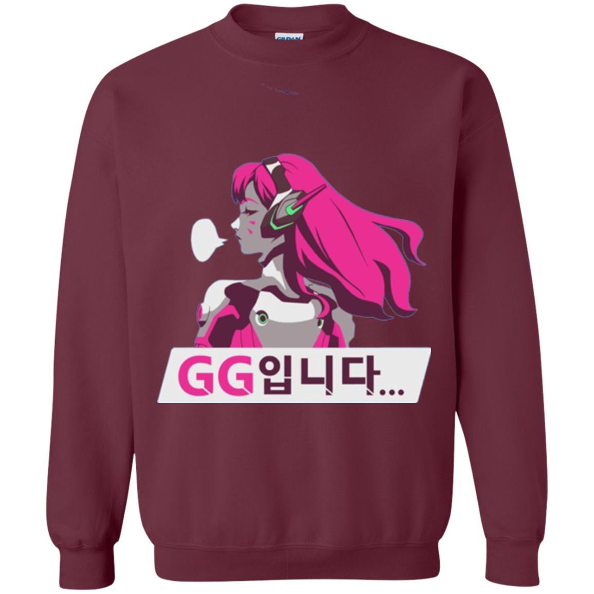 Overwatch D. Va Gg Spray T-shirt Maroon