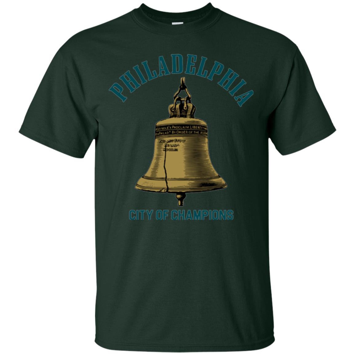 Football T-shirt Philadelphia City Of Champions Forest Green