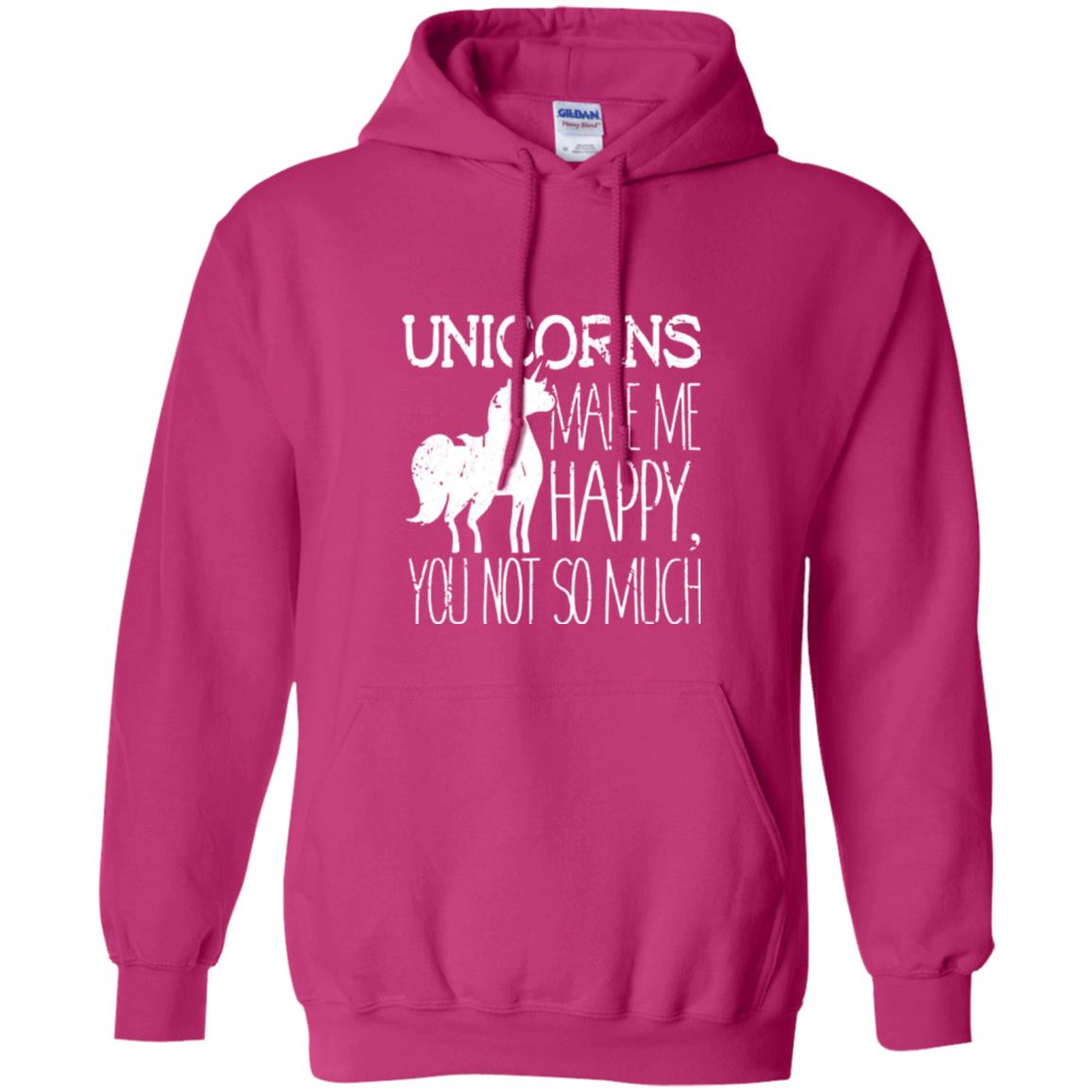 Unicorns Lovers T-shirt Unicorns Make Me Happy You Not So Much Heliconia