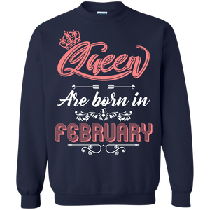 Brithday T-Shirt Queen Are Born In February