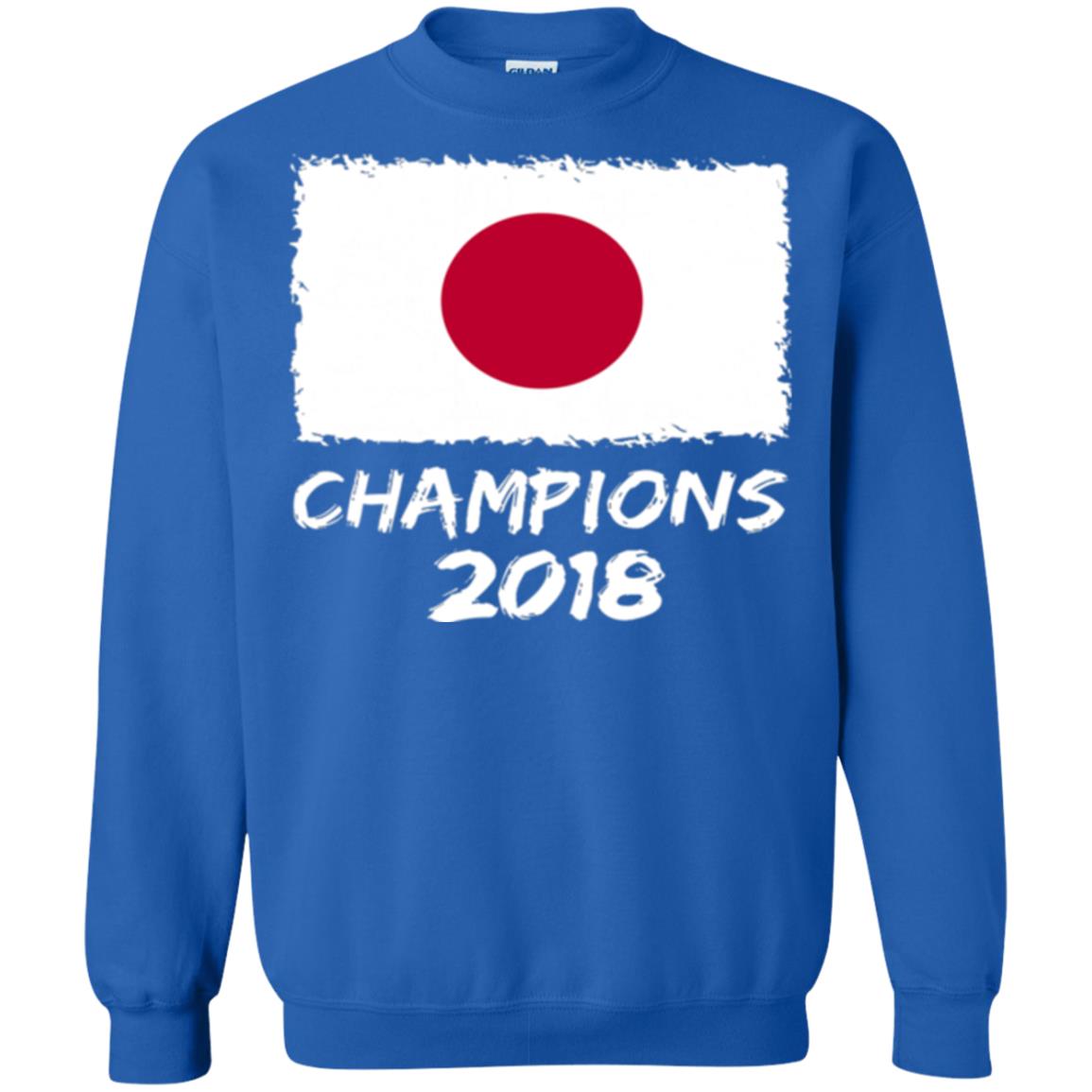 Football Lover T-shirt Japan Champions 2018 T-shirt Royal