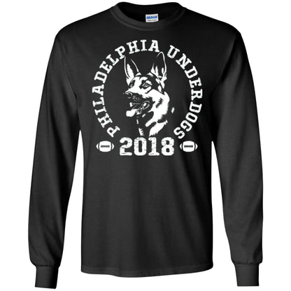 Dog Lover T-shirt Philadelphia Underdogs T-shirt Black