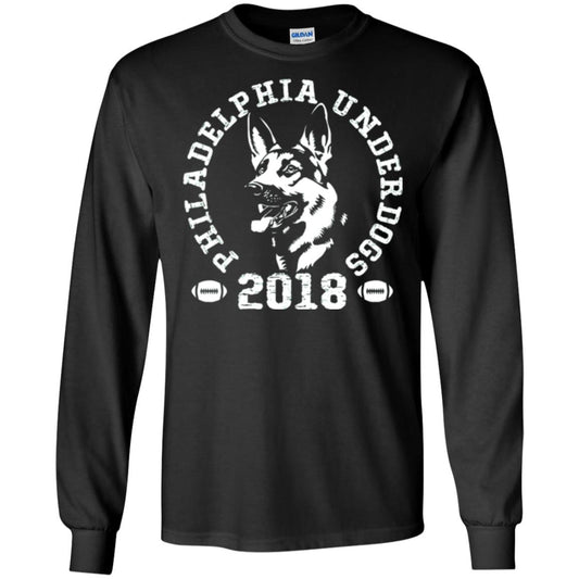 Dog Lover T-shirt Philadelphia Underdogs T-shirt Black