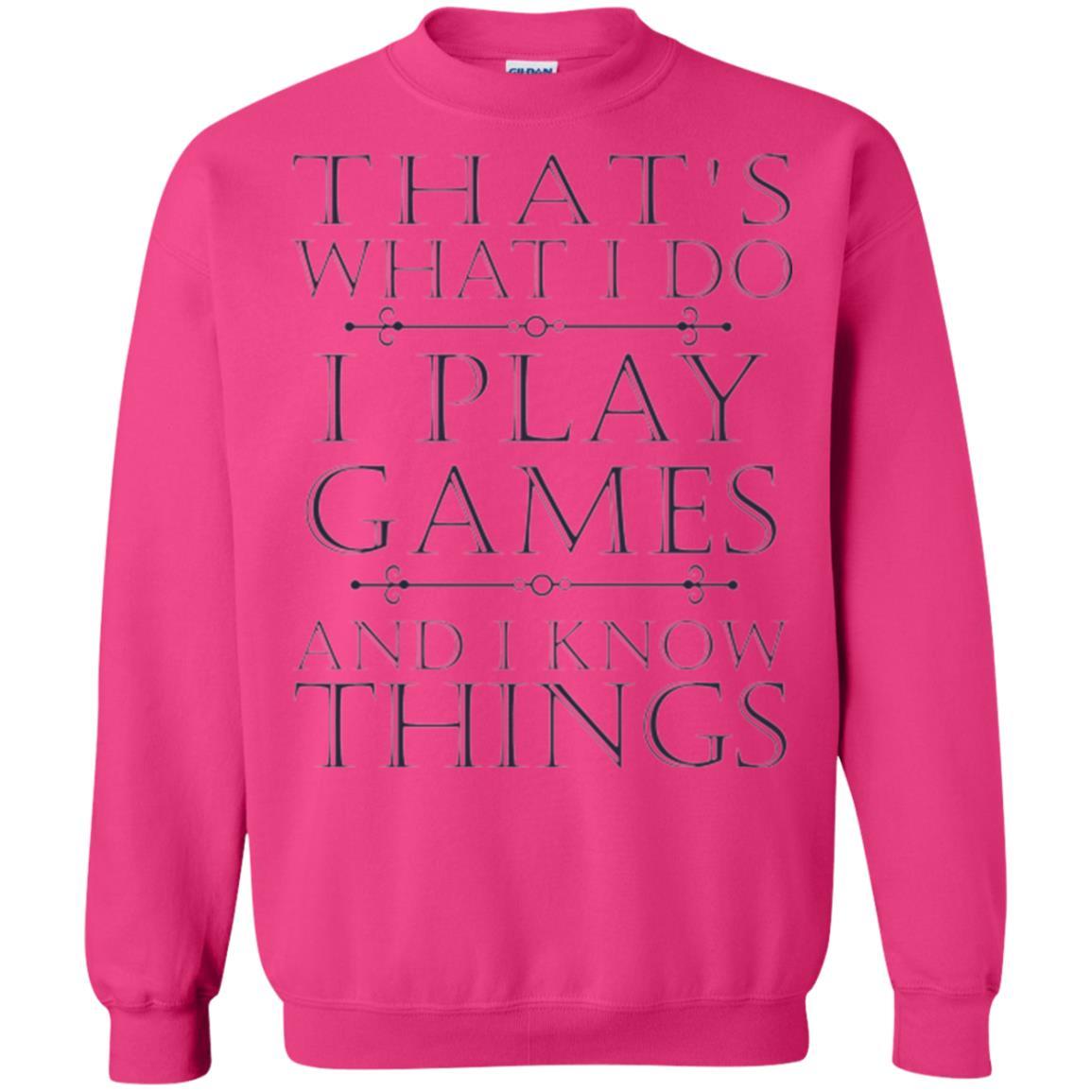 Gamer T-shirt That's What I Do I Play Games Heliconia