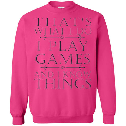 Gamer T-shirt That's What I Do I Play Games Heliconia
