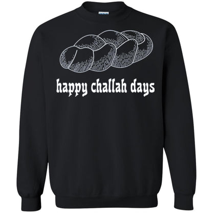 Baker T-shirt Happy Challah Days T-shirt Black