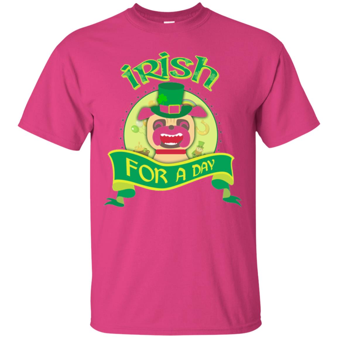Saint Patrick_s Day T-shirt Amazing I_m Irish Pug Heliconia