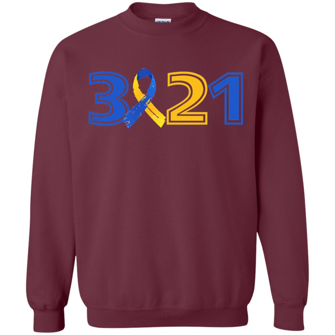 Awareness March 21 World Down Syndrome Day T-shirt Maroon