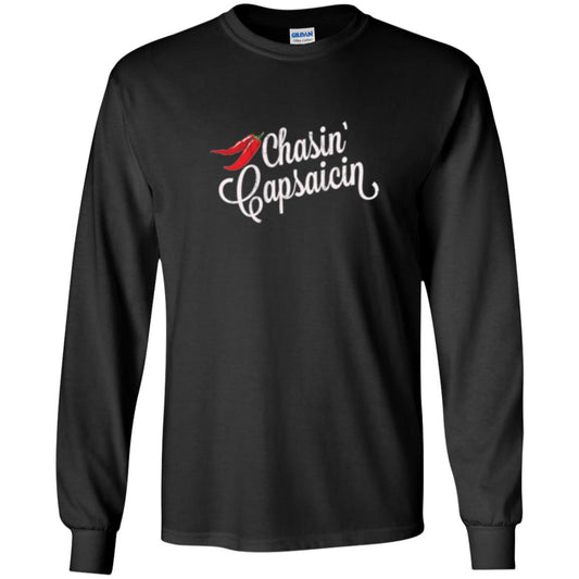 Hot Pepper Lover T-shirt Chasin Capsaicin Spicy Food Black