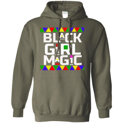 Black Girl Magic Black History African Pride T-shirt Military Green