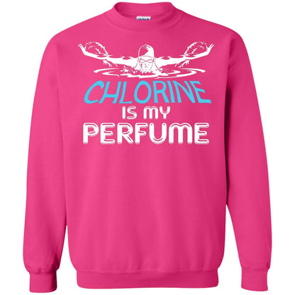 Swimmer T-shirt Chlorine Is My Perfume Heliconia
