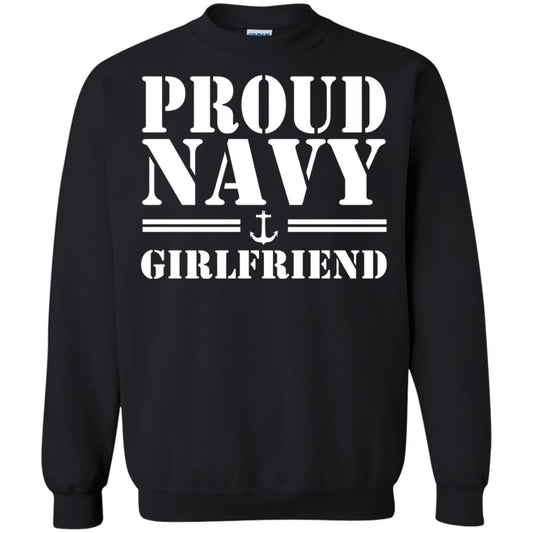 Pride U.s. Army Shirt Proud Navy Girlfriend Black