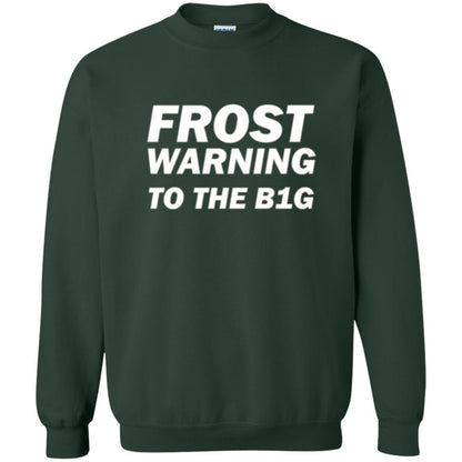 Frost Warning Nebraska T-shirt Forest Green