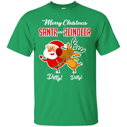 Christmas T-shirt Merry Christmas Dilly Dilly Irish Green