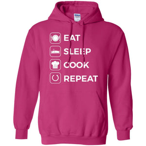 Chef T-shirt Eat Sleep Cook Repeat T-shirt