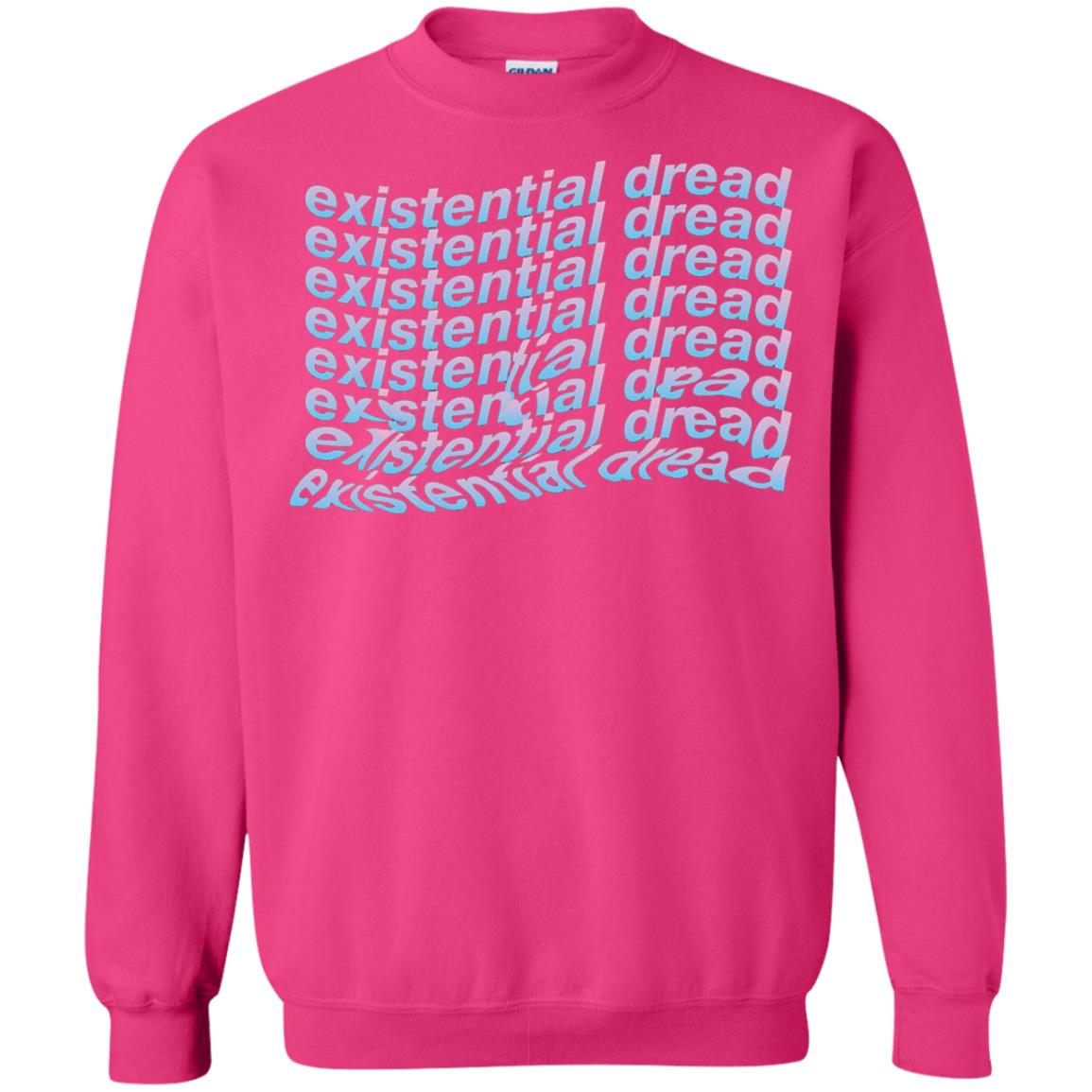Existential Dread Waves Melting Distortion Aesthetic T-shirt Heliconia