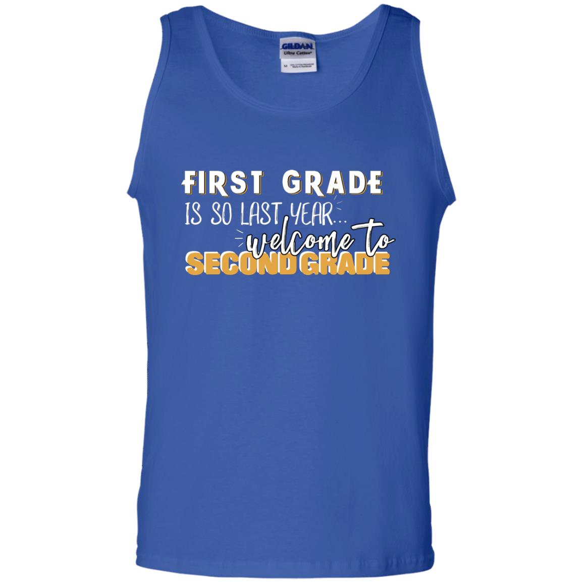 First Grade Is So Last Year Welcome To Second Grade Back To School 2019 Shirt Royal
