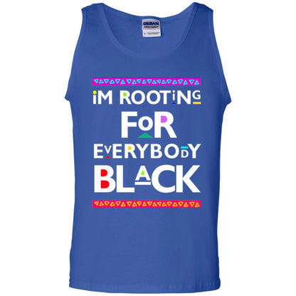 Human Rights T-shirt I_m Rooting For Everybody Black Royal