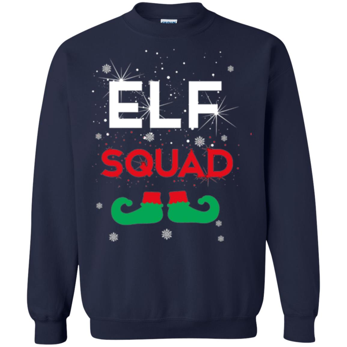 Christmas T-shirt Elf Squad Navy