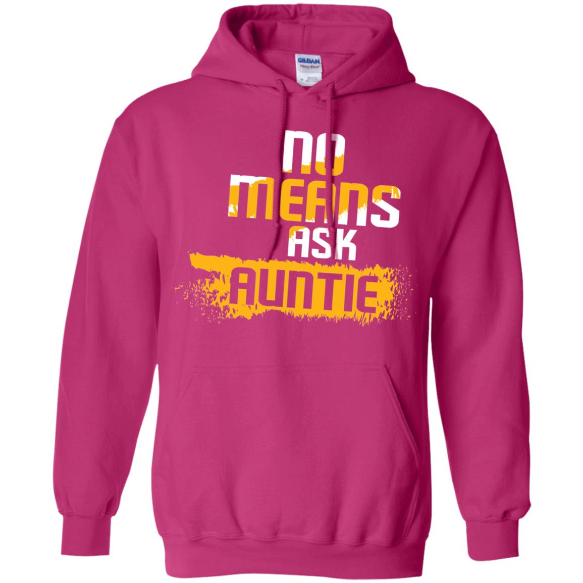 No Mean Ask Auntie Aunt Shirt For Womens Heliconia