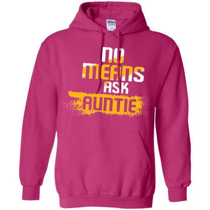 No Mean Ask Auntie Aunt Shirt For Womens Heliconia