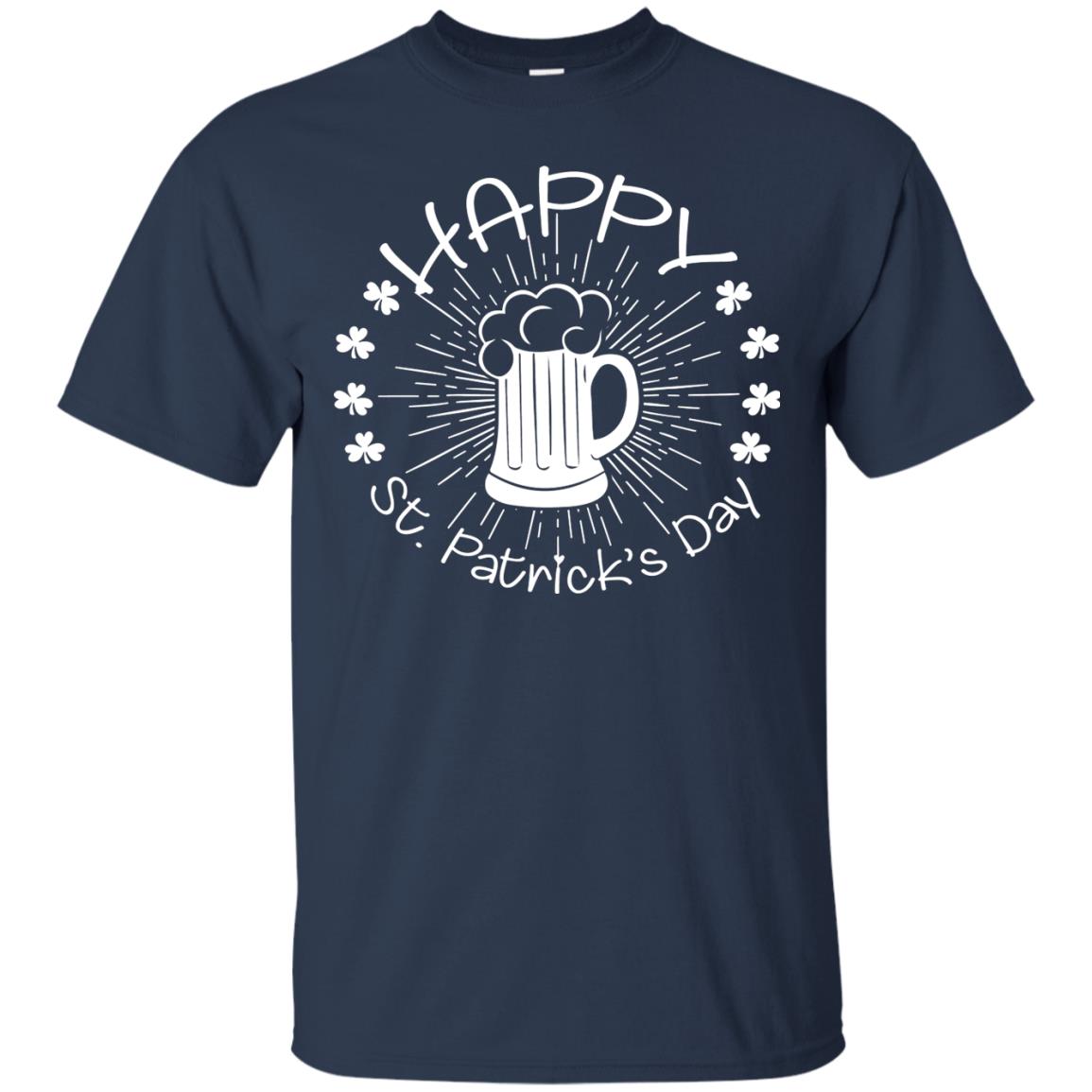 Drinking Team Happy St.patrick’s Day T-shirt Navy