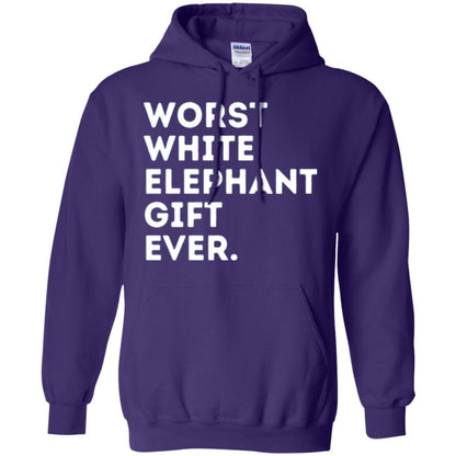 Best Worst White Elephant T-shirt Purple