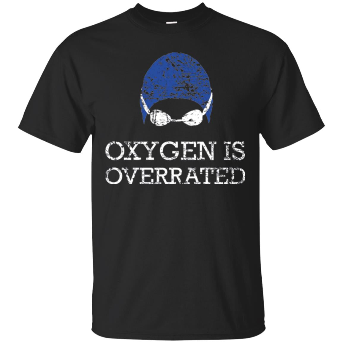 Swimming Lovers T-shirt Oxygen Is Overrated Black
