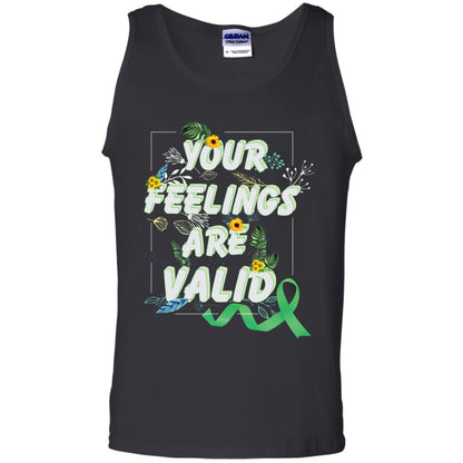 Your Feelings Are Valid Mental Health Awareness T-shirt Black