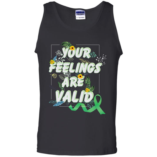 Your Feelings Are Valid Mental Health Awareness T-shirt Black