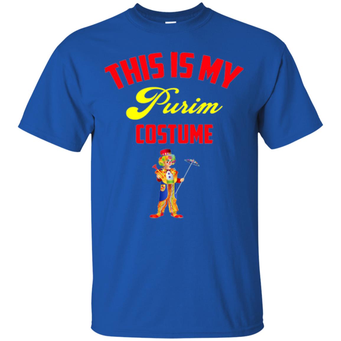 This Is My Purim Costume Purim Day T-shirt Royal