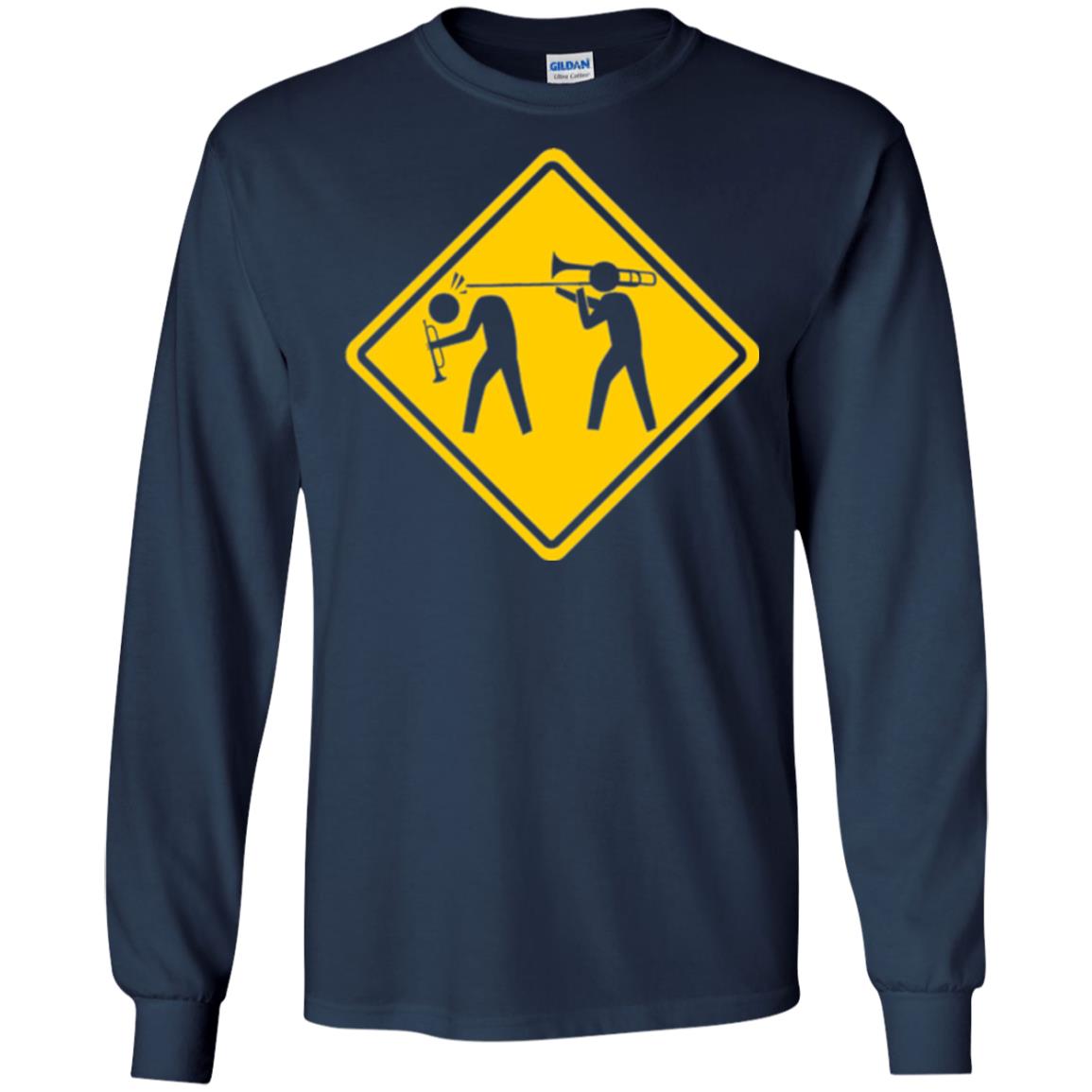 Funny Trombonist T-shirt Navy
