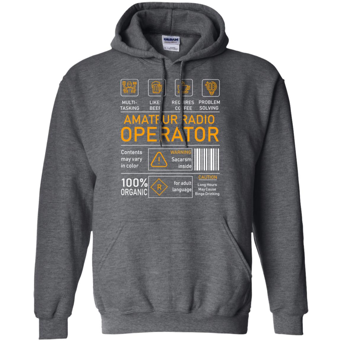 Amateur Radio Operator Gift Shirt Dark Heather