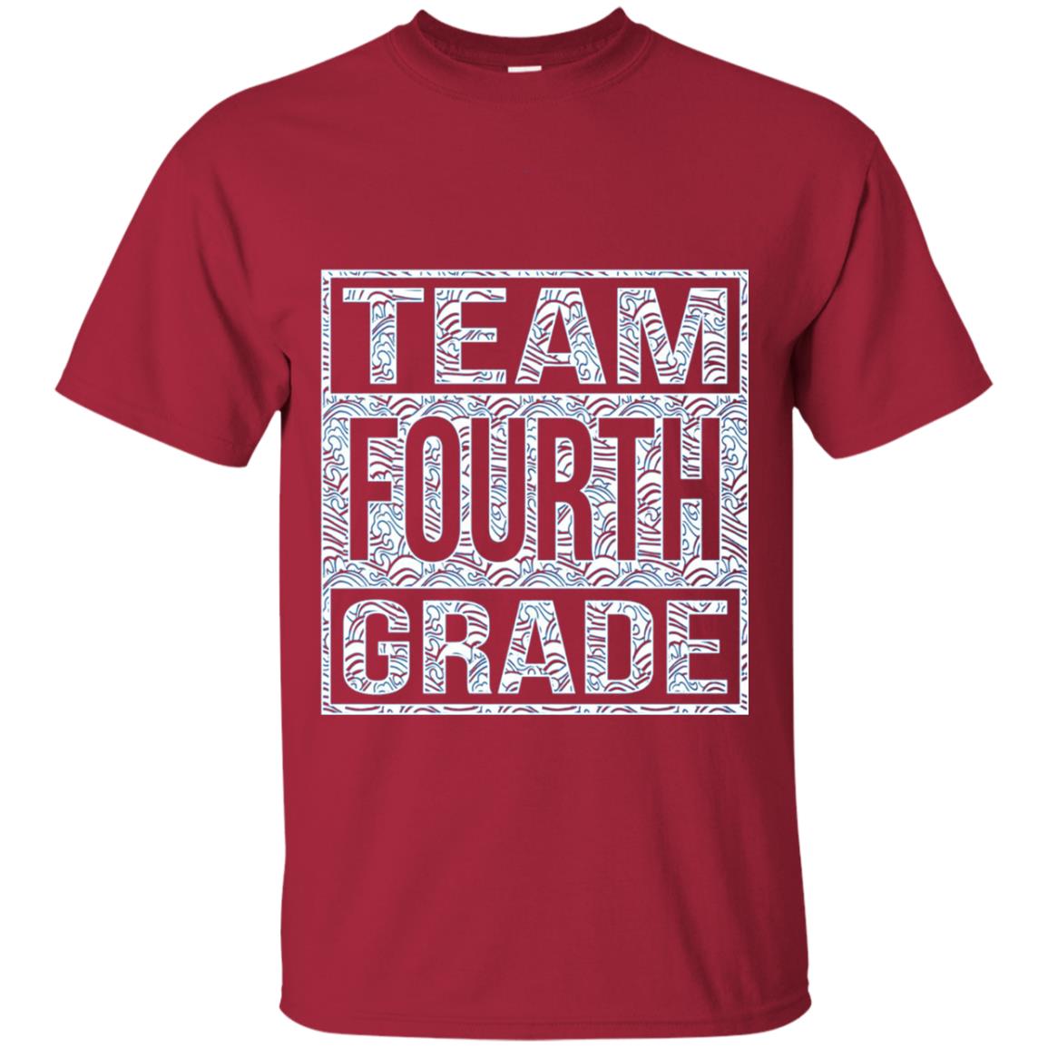 Team 4th Grade Shirt Cardinal