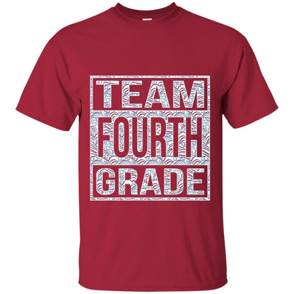 Team 4th Grade Shirt Cardinal