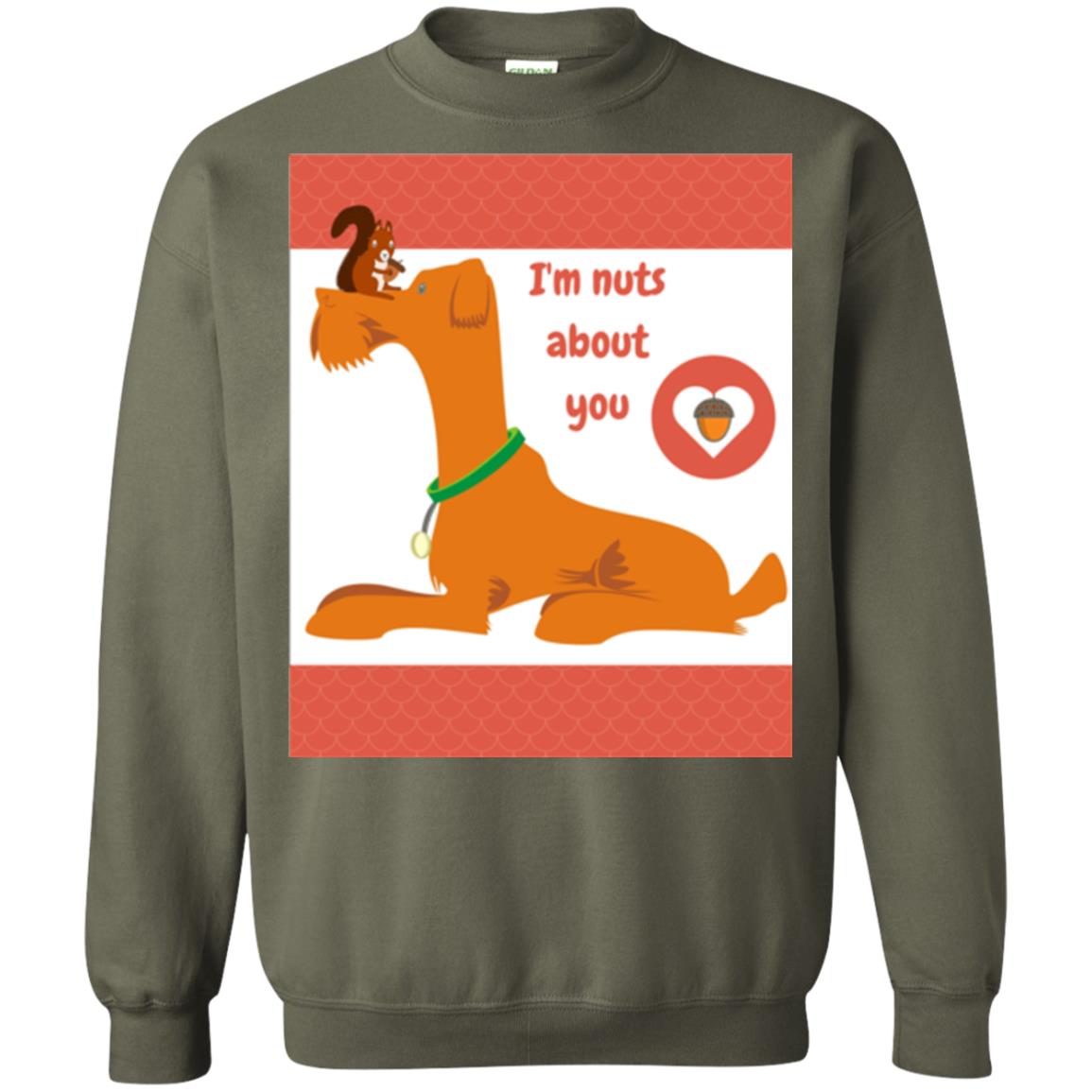 I_m Nuts About You T-shirt Military Green