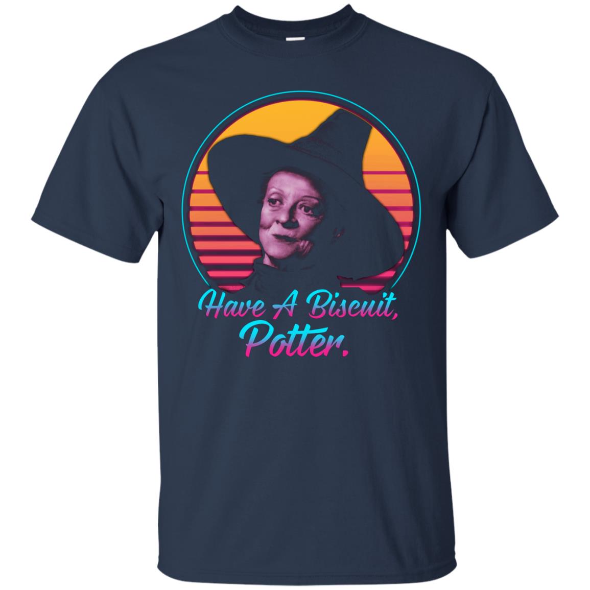 Have A Biscuit Potter Professor Mcgonagall Shirt Navy
