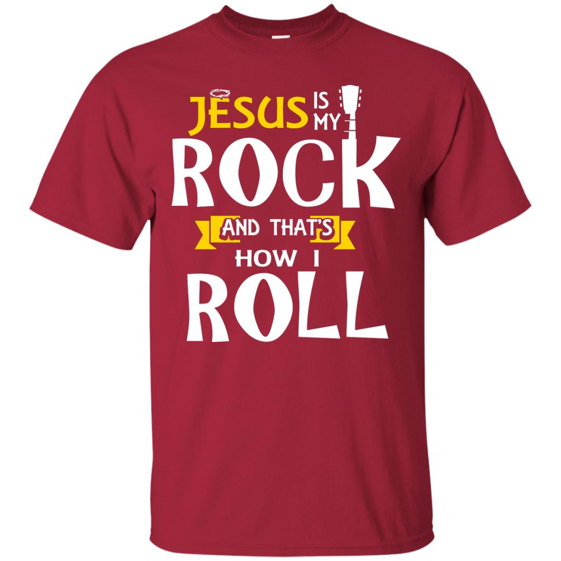Jesus Is My Rock Christian Shirt For Rock Lover Cardinal
