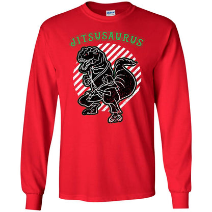 Jitsusaurus Jujutsu Saurus Shirt Red