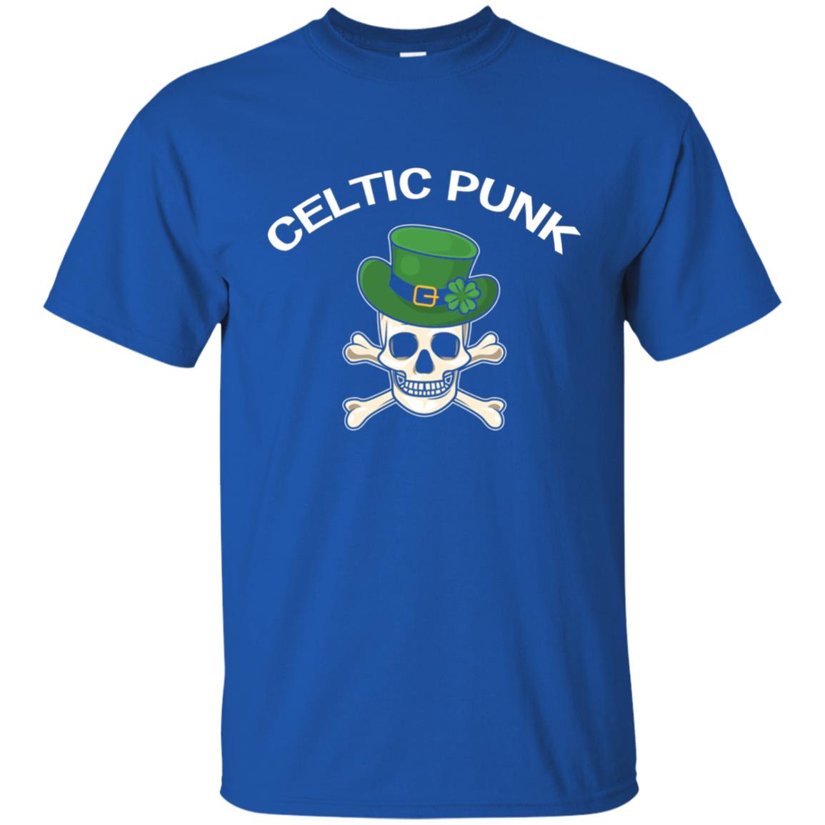 Celtic Punk Rock Irish St. Patrick_s Day T-shirt Royal
