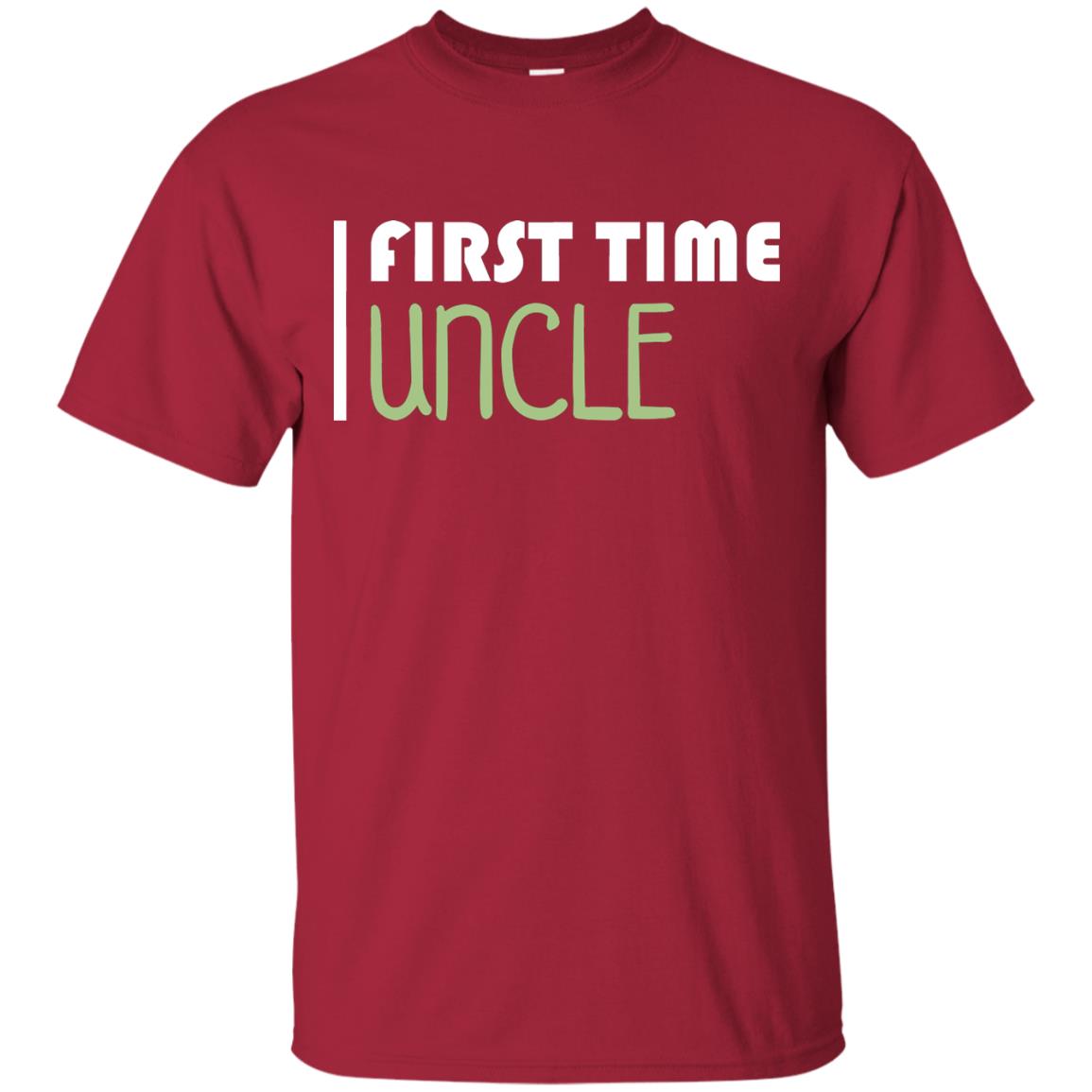 First Time Uncle New Uncle Shirt Cardinal