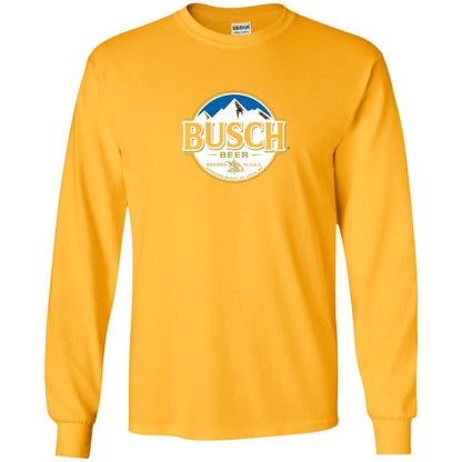 Beer Lovers T-shirt Busch Beer Gold