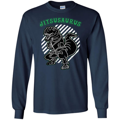Jitsusaurus Jujutsu Saurus Shirt Navy
