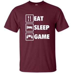 Gamer T-shirt Eat Sleep Game