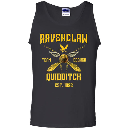 Ravenclaw Quiddith Team Seeker Est 1092 Harry Potter ShirtG220 Gildan 100% Cotton Tank Top