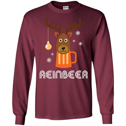 Christmas T-shirt Reinbeer Maroon