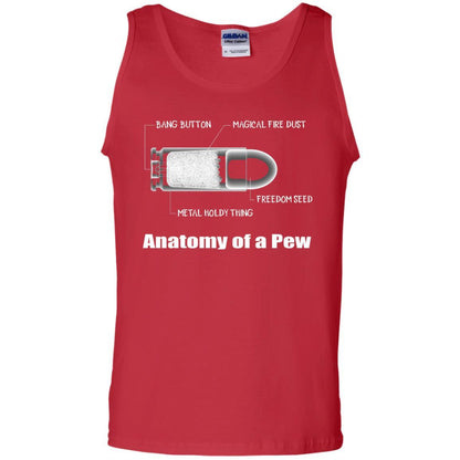 Bullet T-shirt The Anatomy Of A Pew Red